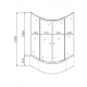 Душевая кабина с высоким поддоном Mixxus PLAIN SCT01-90x90x195-GR SATIN серое тонированное стекло 4 Душевая кабина с высоким поддоном Mixxus PLAIN SCT01-90x90x195-GR SATIN серое тонированное стекло 4