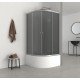 Душевая кабина с высоким поддоном Mixxus PLAIN SCT01-90x90x195-GR SATIN серое тонированное стекло 4 Душевая кабина с высоким поддоном Mixxus PLAIN SCT01-90x90x195-GR SATIN серое тонированное стекло 4