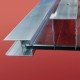 Шторки стеклянные на ванну Koer SR BS03-95x140-TR-01 прозрачное стекло 6мм, хром (KR5402)