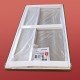 Шторки стеклянные на ванну Koer SR BS03-95x140-TR-01 прозрачное стекло 6мм, хром (KR5402)