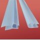 Шторки стеклянные на ванну Koer SR BS03-95x140-TR-01 прозрачное стекло 6мм, хром (KR5402)