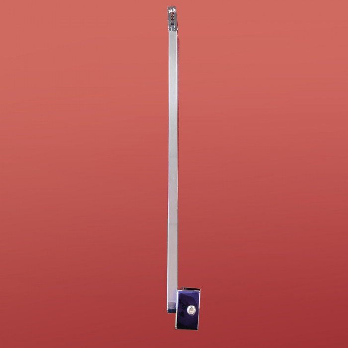 Шторки стеклянные на ванну Koer SR BS03-95x140-TR-01 прозрачное стекло 6мм, хром (KR5402)