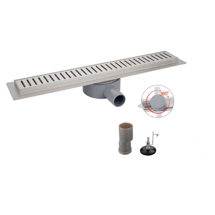 Душевой трап Koer FD03-70x800 из нержавеющей стали SUS304 70x800мм (AC0692)