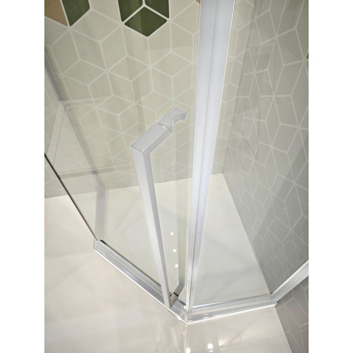 Душевая кабина без поддона Koer SR SC06-90x90x200-TR-01 прозрачное стекло Easy Clean 8мм, хром (KR5 Душевая кабина без поддона Koer SR SC06-90x90x200-TR-01 прозрачное стекло Easy Clean 8мм, хром (KR5