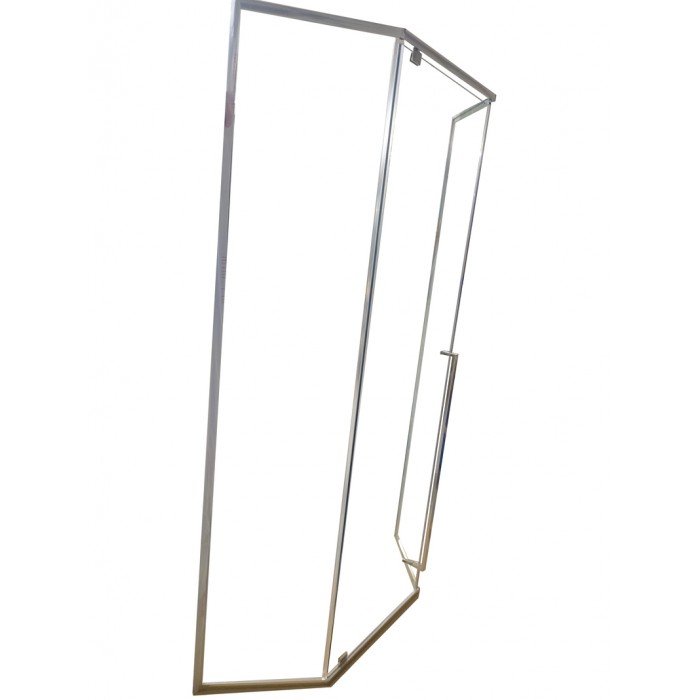 Душевая кабина без поддона Koer SR SC06-90x90x200-TR-01 прозрачное стекло Easy Clean 8мм, хром (KR5 Душевая кабина без поддона Koer SR SC06-90x90x200-TR-01 прозрачное стекло Easy Clean 8мм, хром (KR5