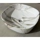 Раковина накладна Mixxus Premium DIVERSE-0104 MARBLE 370х370х135mm (MP6537)
