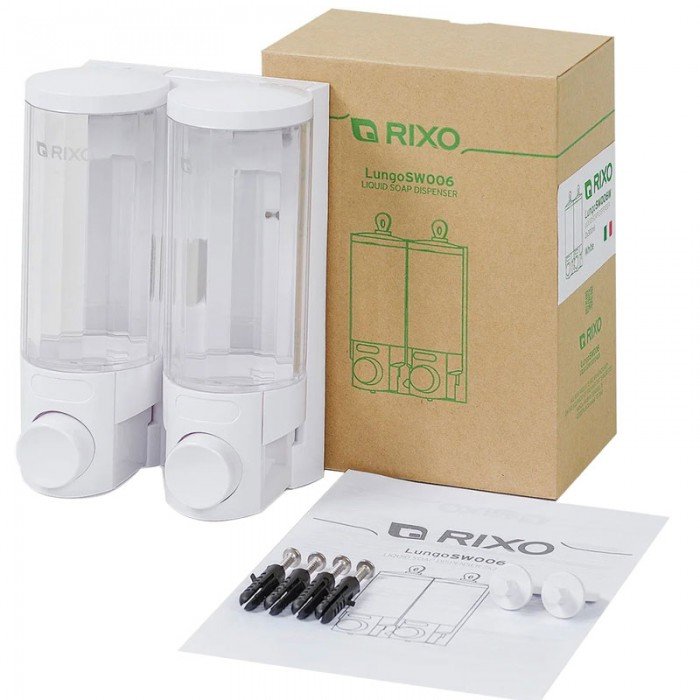 Дозатор рідкого мила універсальний Rixo Lungo SW006W (SW006W)