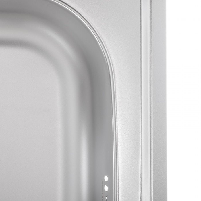 Мойка кухонная Zerix Z5050-08-180E (Satin) (ZS0582) Мойка кухонная Zerix Z5050-08-180E (Satin) (ZS0582)