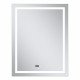 Зеркало Mixxus Premium FLASH MR21-60x80 с Led Touch, Anti-fog, димером, регулятором яркости, часами
