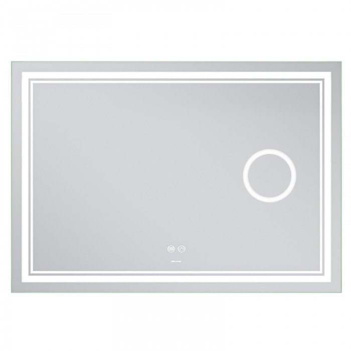 Зеркало Mixxus Premium QUADRO MR20-100x70 с Led Touch, Anti-fog, димером, регулятором яркости, линз