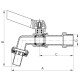 Кран пивной 3/4" (Koer KR.251) (KR0012) Кран пивной 3/4" (Koer KR.251) (KR0012)