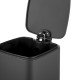 Мусорное ведро с плавным закрытием квадратное Zerix Kubix-TC0106 Black 6 л цвет черный (ZX5890) Мусорное ведро с плавным закрытием квадратное Zerix Kubix-TC0106 Black 6 л цвет черный (ZX5890)