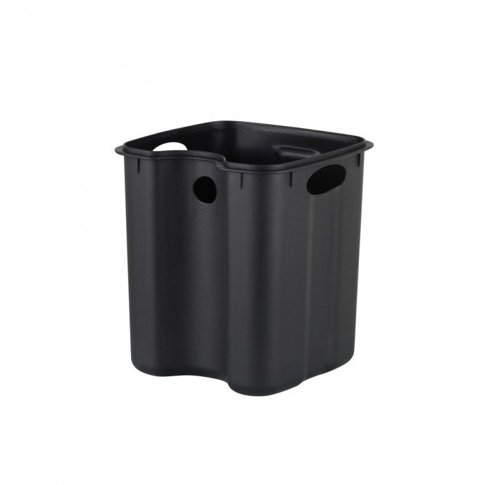 Мусорное ведро с плавным закрытием квадратное Zerix Kubix-TC0106 Black 6 л цвет черный (ZX5890) Мусорное ведро с плавным закрытием квадратное Zerix Kubix-TC0106 Black 6 л цвет черный (ZX5890)
