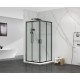 Душова кабіна без піддону Mixxus Premium DIVERSE SC02-90x90x195-TR Black прозоре скло 5мм (MI Душова кабіна без піддону Mixxus Premium DIVERSE SC02-90x90x195-TR Black прозоре скло 5мм (MI