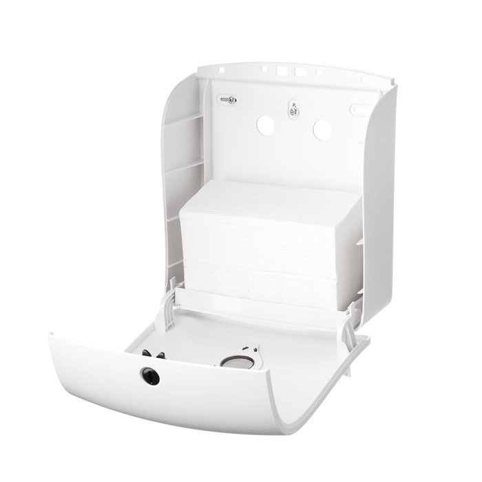 Диспенсер листовых бумажных полотенец Rixo Maggio P258W (P258W)