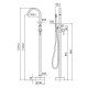 Смеситель для ванной Koer KI-45015-02 (из нерж. стали) (Цвет нерж) (KR4787) Смеситель для ванной Koer KI-45015-02 (из нерж. стали) (Цвет нерж) (KR4787)