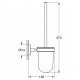 Ершик для унитаза Grohe Bau Cosmopolitan Neutral (40463001) Ершик для унитаза Grohe Bau Cosmopolitan Neutral (40463001)