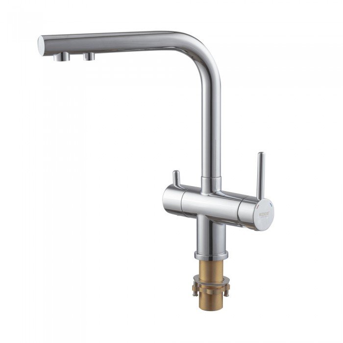Смеситель для кухни с выходом для питьевой воды KOER KB-72001-01 (KR3391)