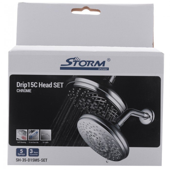Верхняя лейка для душа Storm SH-35-D15M5-SET (ST0023)