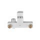 Смеситель для ванны Plamix Kubus-009 EURO SET White (со шлангом, лейкой и кронштейном) (PM0673) Смеситель для ванны Plamix Kubus-009 EURO SET White (со шлангом, лейкой и кронштейном) (PM0673)