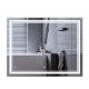 Зеркало Mixxus Premium QUADRO MR20-90x70-Reverse с Led Touch, Anti-fog, димером, регулятором яркост