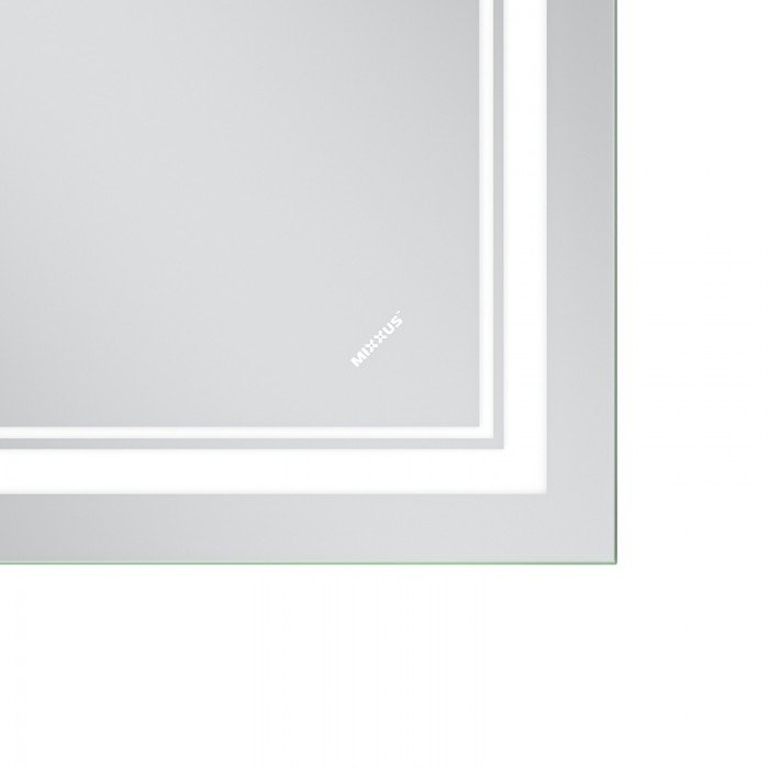 Зеркало Mixxus Premium QUADRO MR20-90x70-Reverse с Led Touch, Anti-fog, димером, регулятором яркост