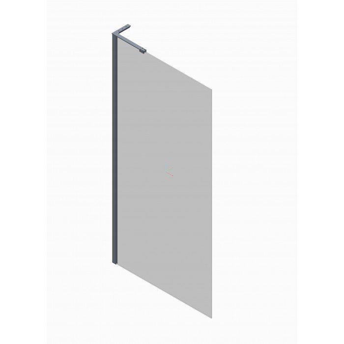 Душевая перегородка Koer SR SP02-100x200-TR-12 Walk-In проз.стекло Easy Clean 8мм, матовое золото ( Душевая перегородка Koer SR SP02-100x200-TR-12 Walk-In проз.стекло Easy Clean 8мм, матовое золото (