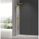 Душевая перегородка Koer SR SP02-100x200-TR-12 Walk-In проз.стекло Easy Clean 8мм, матовое золото ( Душевая перегородка Koer SR SP02-100x200-TR-12 Walk-In проз.стекло Easy Clean 8мм, матовое золото (