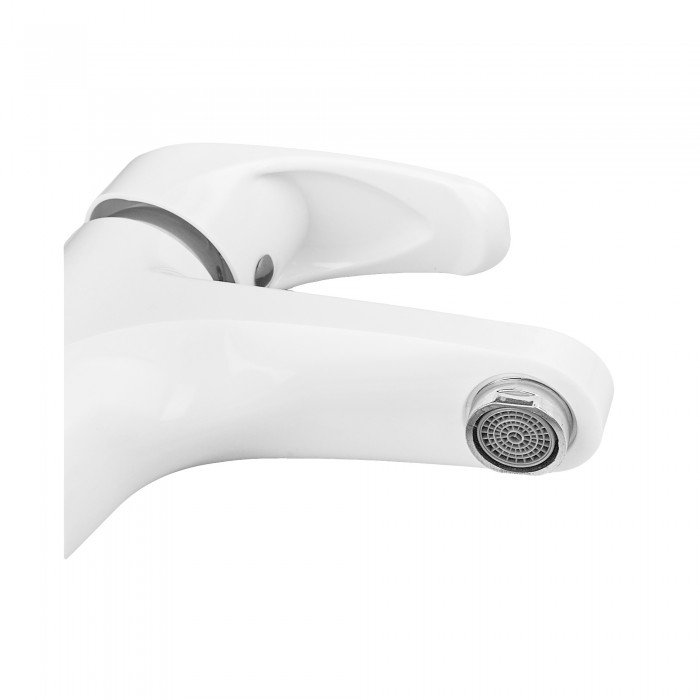 Смеситель для умывальника Plamix Fidel-001 SET White (с подводом) (PM0659) Смеситель для умывальника Plamix Fidel-001 SET White (с подводом) (PM0659)