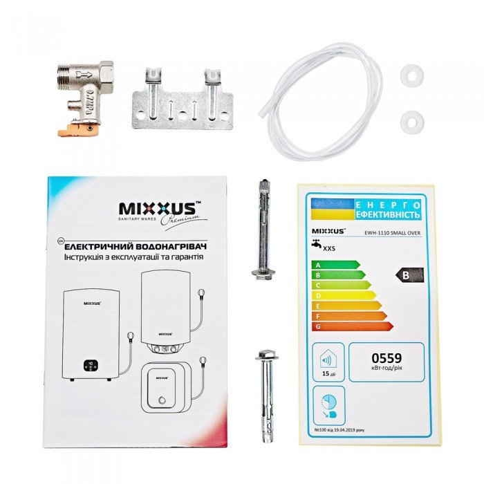 Водонагреватель "Над мойкой" MIXXUS EWH-1115 SMALL OVER накопительный 15 л, мокрый тен 1,5 kW (WH06 Водонагреватель "Над мойкой" MIXXUS EWH-1115 SMALL OVER накопительный 15 л, мокрый тен 1,5 kW (WH06