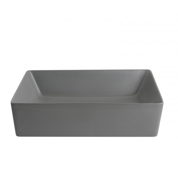 Раковина накладная Mixxus Premium QUADRO-0108 GRAY 550x390x145mm (MP6652) Раковина накладная Mixxus Premium QUADRO-0108 GRAY 550x390x145mm (MP6652)