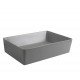 Раковина накладная Mixxus Premium QUADRO-0108 GRAY 550x390x145mm (MP6652) Раковина накладная Mixxus Premium QUADRO-0108 GRAY 550x390x145mm (MP6652)