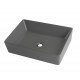 Раковина накладная Mixxus Premium QUADRO-0108 GRAY 550x390x145mm (MP6652) Раковина накладная Mixxus Premium QUADRO-0108 GRAY 550x390x145mm (MP6652)