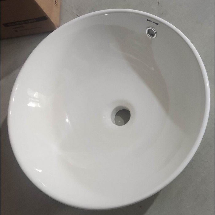 Раковина накладна Mixxus Premium ELLIPSE-0205 430х430х175mm з переливом (MP6530)
