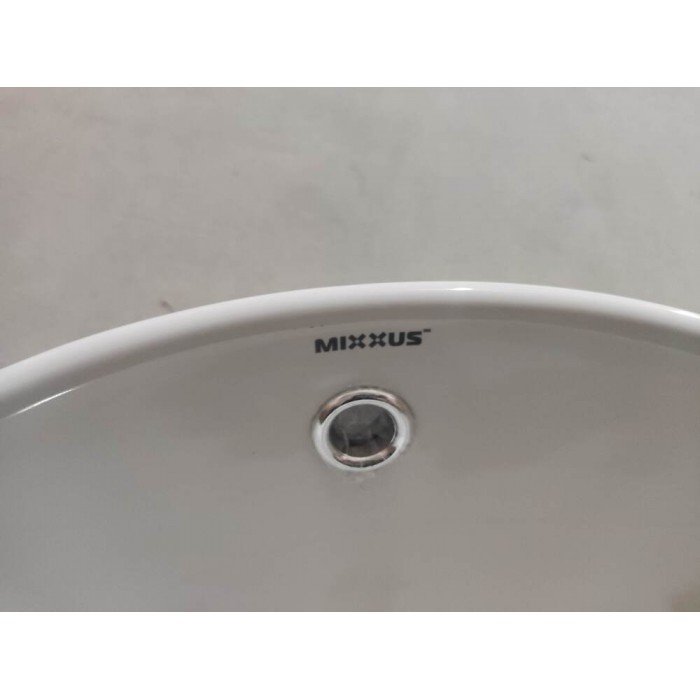 Раковина накладна Mixxus Premium ELLIPSE-0205 430х430х175mm з переливом (MP6530)