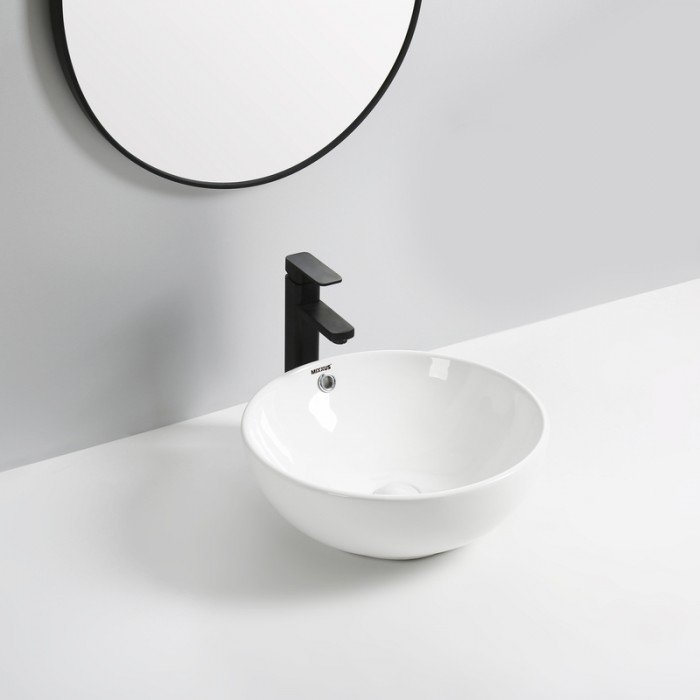 Раковина накладна Mixxus Premium ELLIPSE-0205 430х430х175mm з переливом (MP6530)