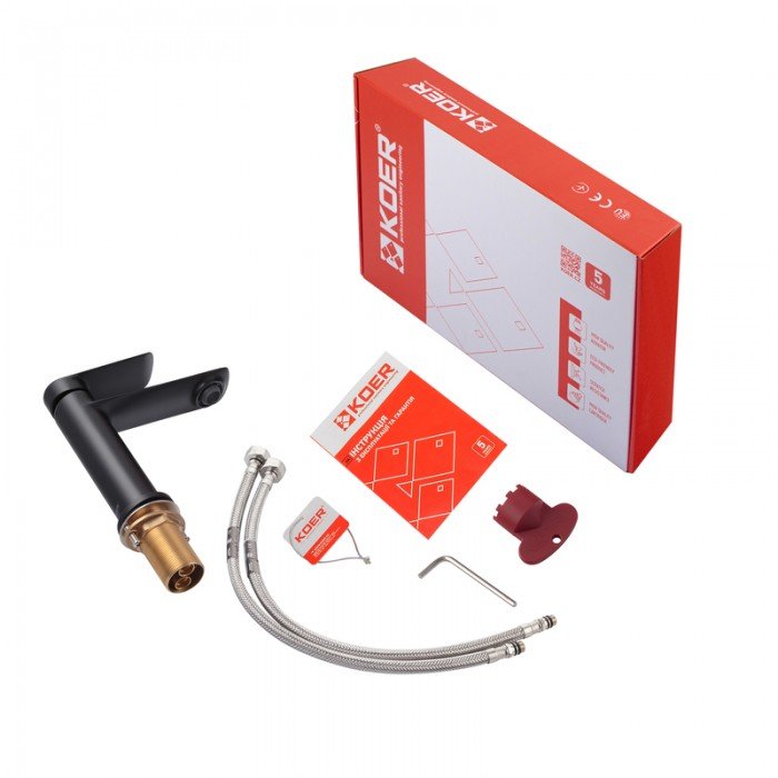Змішувач для умивальника Koer KB-10028-05 (KR5290) Змішувач для умивальника Koer KB-10028-05 (KR5290)