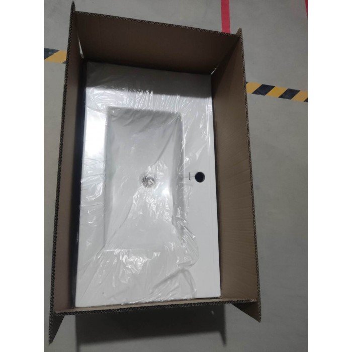 Раковина мебельная Mixxus Premium CUBIC-1503 810х460х170mm с отверстием под смеситель и переливом (