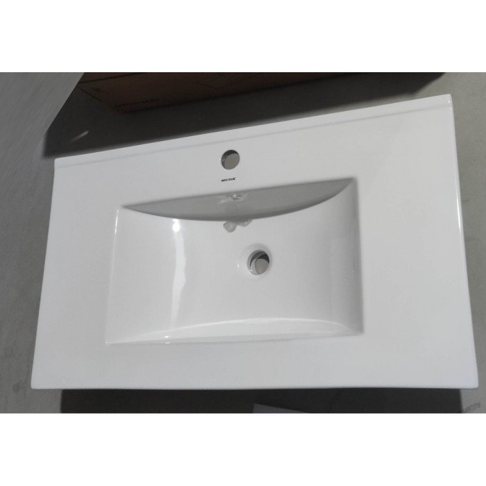 Раковина мебельная Mixxus Premium CUBIC-1503 810х460х170mm с отверстием под смеситель и переливом (