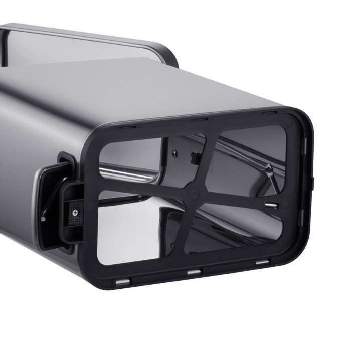 Мусорное ведро с плавным закрытием прямоугольное Mixxus Premium Quadro-TC0105 SS Color 5л цвет нерж Мусорное ведро с плавным закрытием прямоугольное Mixxus Premium Quadro-TC0105 SS Color 5л цвет нерж