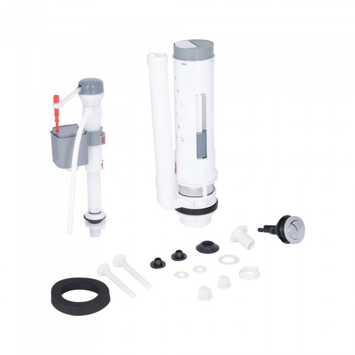 Бачок до унітазу-компакту Mixxus Bevel-0405-R Tank 605х370х800 зі зливною арматурою (MI8325)