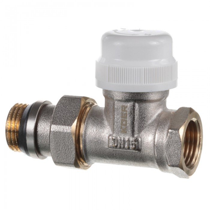 Кран термостатический прямой, из систем."антипротека" Koer KR.953-Gi - 1/2" (KR3070) Кран термостатический прямой, из систем."антипротека" Koer KR.953-Gi - 1/2" (KR3070)