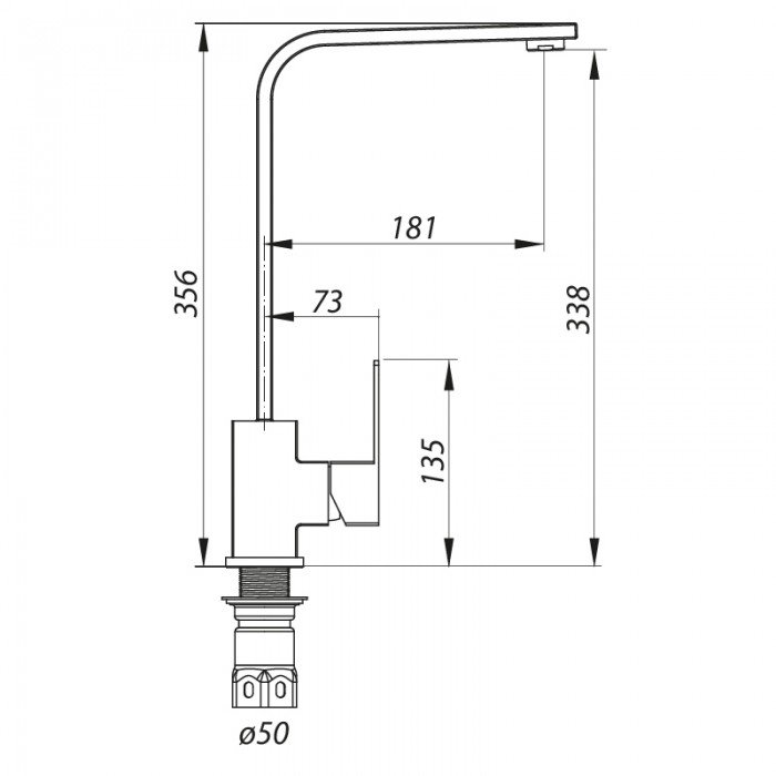 Смеситель для кухни Zerix LR74033 (LL1479) Смеситель для кухни Zerix LR74033 (LL1479)