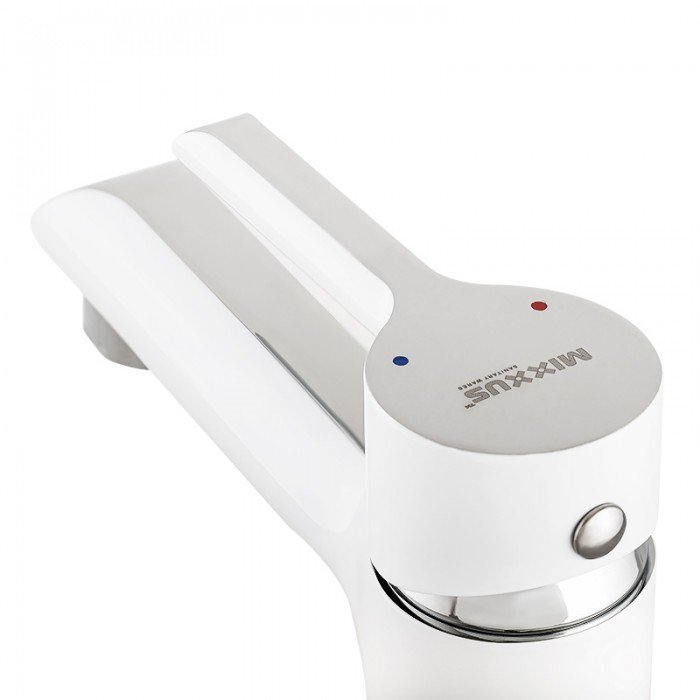 Смеситель для умывальника Mixxus Premium Edem 001 (White) (MI5843) Смеситель для умывальника Mixxus Premium Edem 001 (White) (MI5843)