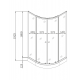 Душевая кабина с низким поддоном Mixxus PLAIN SCT02-100x100x195-FB SATIN матовое стекло 4мм (MI6897 Душевая кабина с низким поддоном Mixxus PLAIN SCT02-100x100x195-FB SATIN матовое стекло 4мм (MI6897