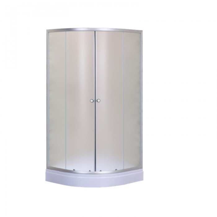Душевая кабина с низким поддоном Mixxus PLAIN SCT02-100x100x195-FB SATIN матовое стекло 4мм (MI6897 Душевая кабина с низким поддоном Mixxus PLAIN SCT02-100x100x195-FB SATIN матовое стекло 4мм (MI6897