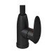 Смеситель для кухни Plamix Cezar-011-B SET Matte black (с подводкой) (PM0668)