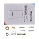 Газовая колонка MIXXUS GWH-0410 BASIC GLASS дымоходная 10 л/мин (панель из стекла с рисунком) (WH0025) 