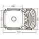 Мойка кухонная Zerix Z7549-08-180D (decor) (ZX1607) Мойка кухонная Zerix Z7549-08-180D (decor) (ZX1607)