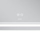 Зеркало Mixxus Premium QUADRO MR20-120x80 с Led Touch, Anti-fog, димером, регулятором яркости, линз